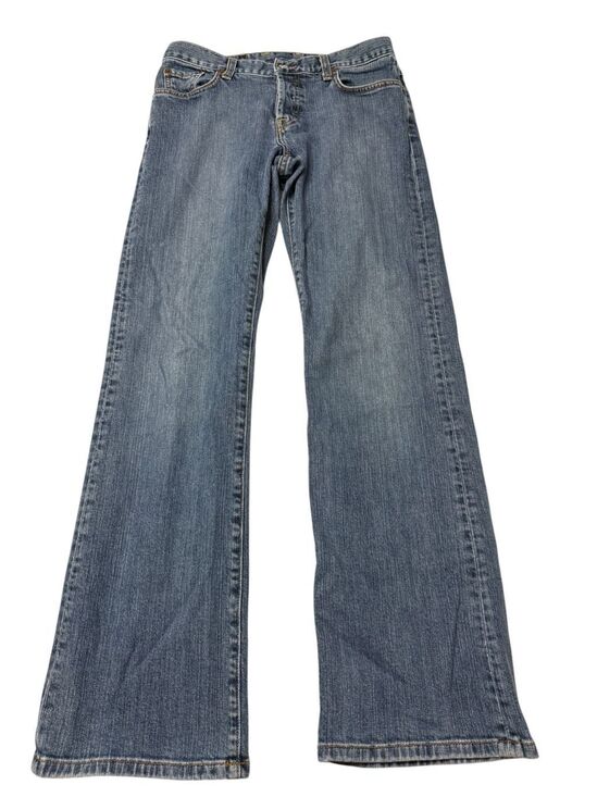 Lucky Brand Denim - Lucky Brand Jeans Womens Blue Easy Rider Button-Fly Denim By Gene Montesano 6/28